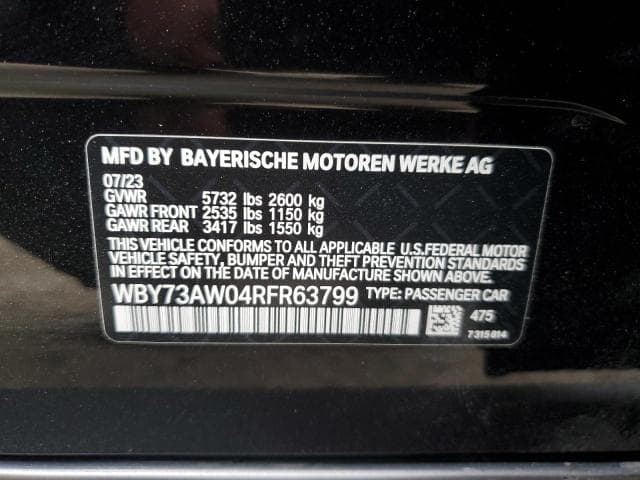 2024 BMW I4 Edrive 40 Salvage Car