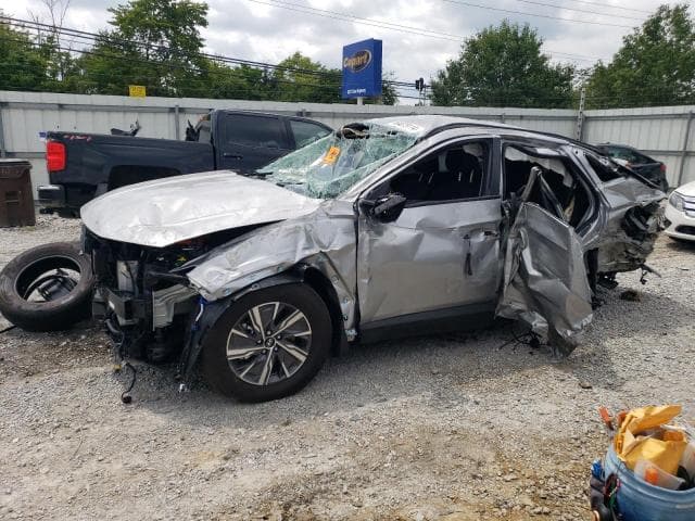 2024 Hyundai Tucson, Blue Salvage Car