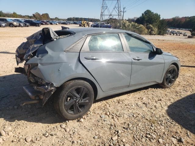 2023 Hyundai Elantra, Blue Salvage Car