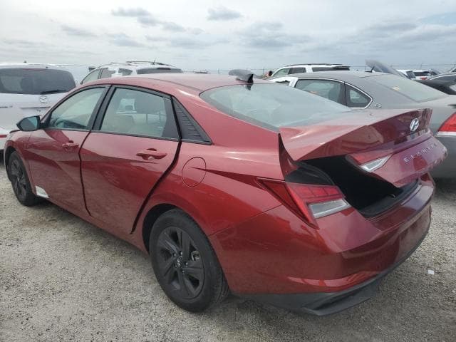 2023 Hyundai Elantra, Blue Salvage Car